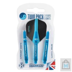 DART HARROWS SZÁR+TOLL TWIN PACK AQUA